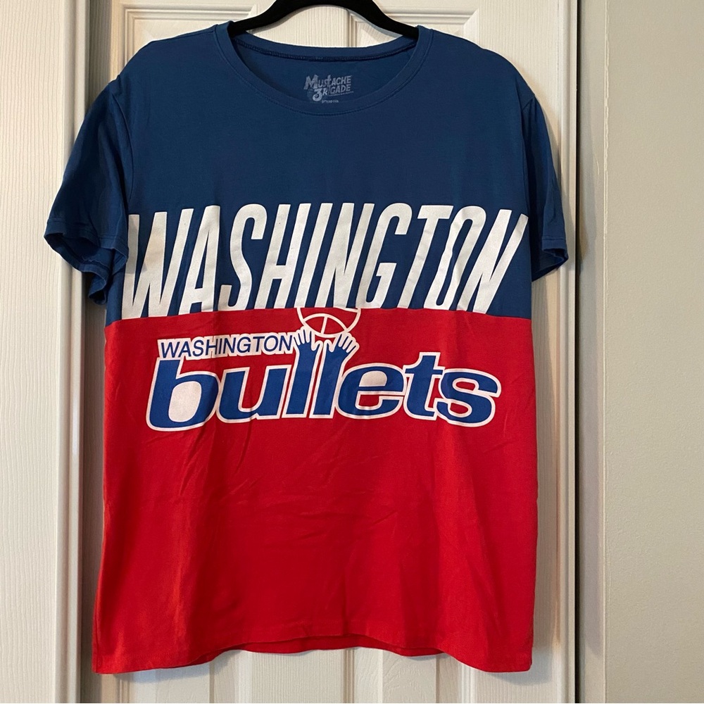 Washington Bullets NBA Throwback T-Shirt Men’s Large